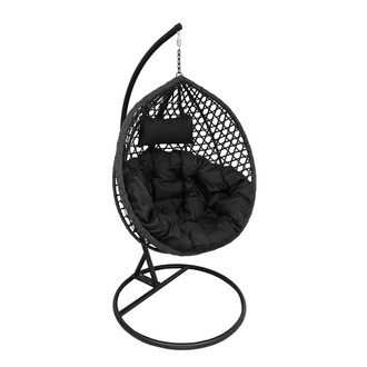 Závěsné křeslo MARTINA - černá