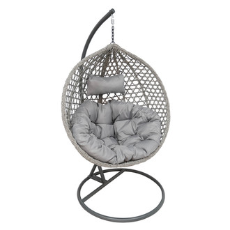 Závěsné křeslo MARTINA - šedá