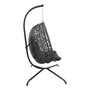 Závěsné křeslo LIMONE - černá - galerie #1
