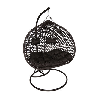 Závěsné křeslo ARUBA - černá
