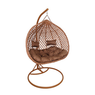 Závěsné křeslo ARUBA - hnědá