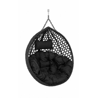 Závěsný koš MARTINA - černá