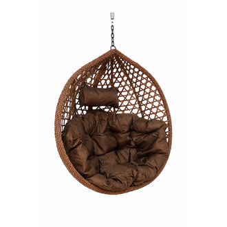 Závěsný koš MARTINA - hnědá