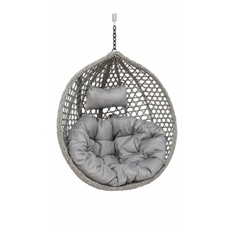 Závěsný koš MARTINA - šedá