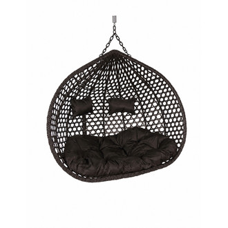 Závěsný koš ARUBA - černá