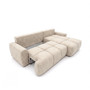 Rozkládací rohová sedací souprava BALIMO - Cloud Pravá Béžová - galerie #4